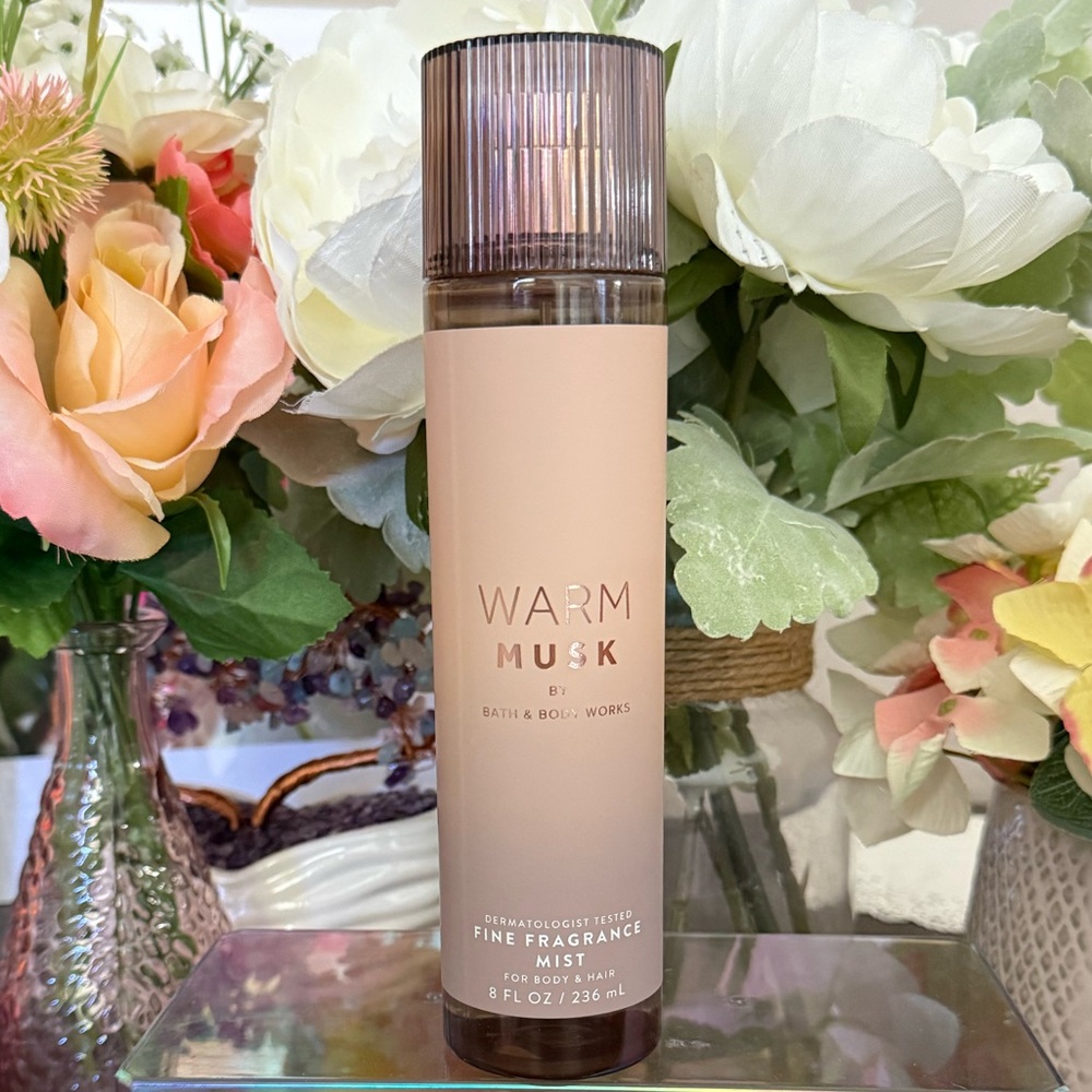 🆕🌾 BATH & BODY WORKS “WARM MUSK“ FINE FRAGRANCE MIST FOR BODY AND HAIR. NEW.